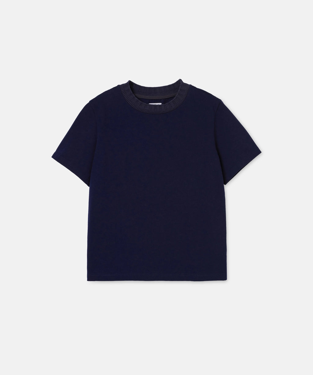 KNIT RIB TIGHT T-SHIRT – SEAGREEN