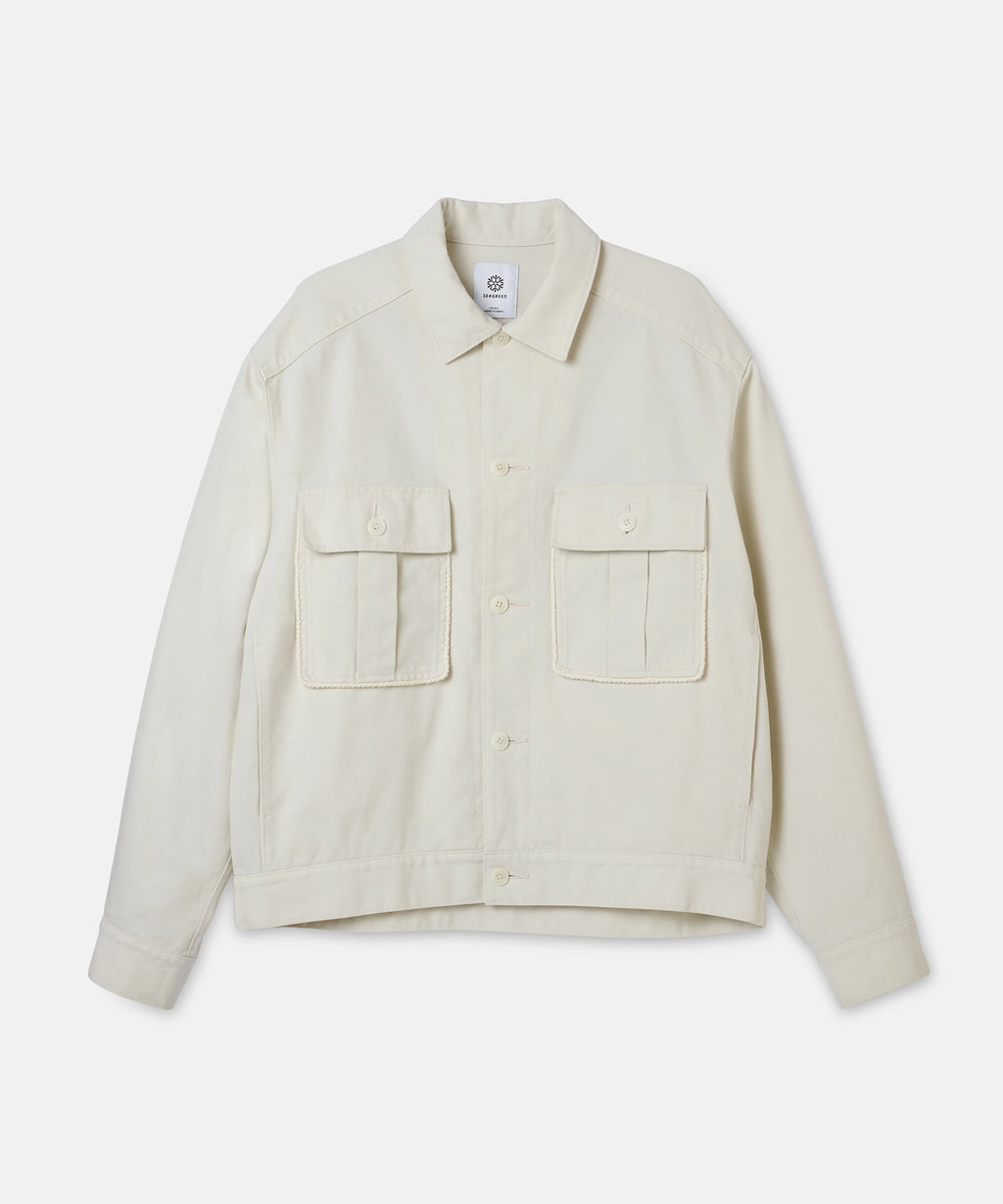 TWILL TRACKER JACKET – SEAGREEN