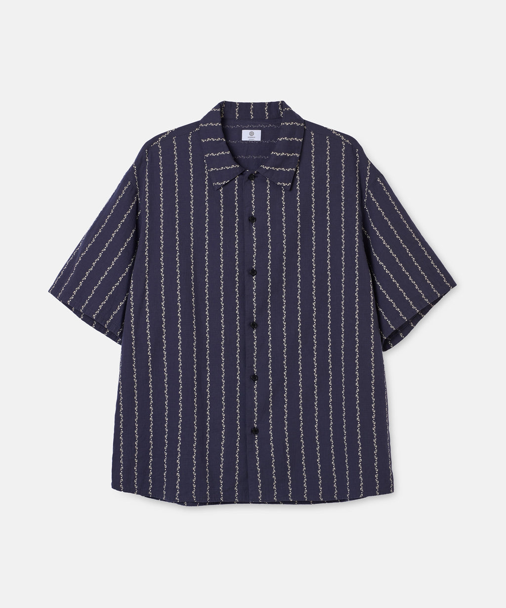 ANCHOR STRIPE SHIRT – SEAGREEN