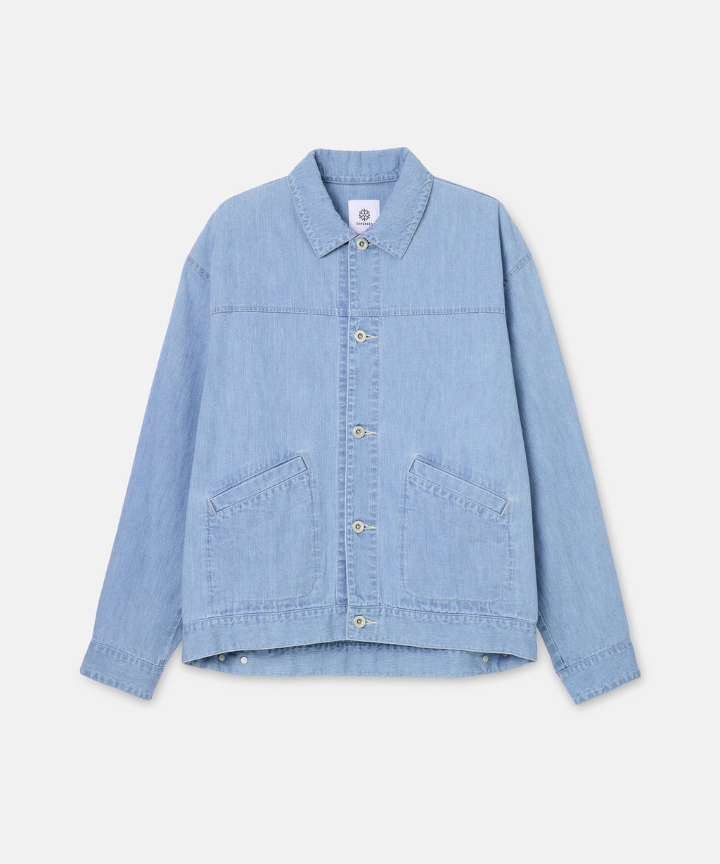 SUMMER DENIM JACKET – SEAGREEN