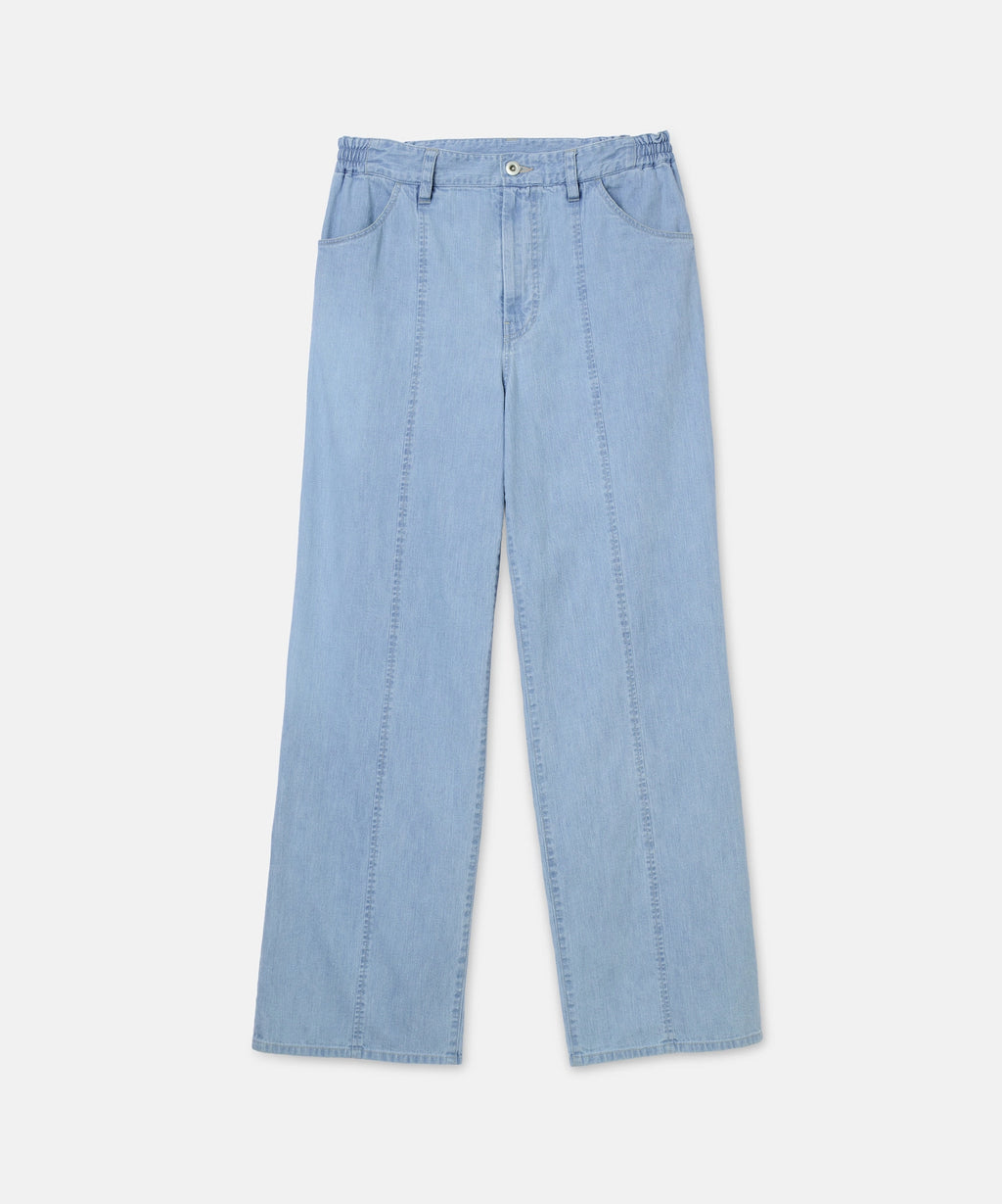 SUMMER DENIM LOOSE PANTS – SEAGREEN