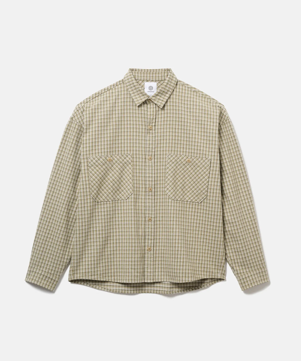 LIGHT FLANNEL SHIRT – SEAGREEN
