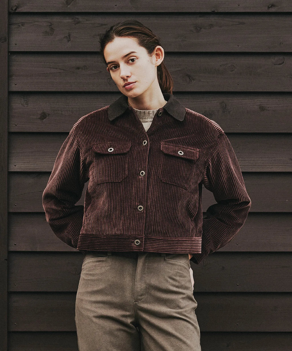 予約商品】WIDE WALE CORDUROY TRACKER JACKET – SEAGREEN