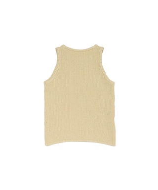 MOSS STITCH KNIT VEST