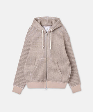 WOOL ONI WAFFLE HOODIE