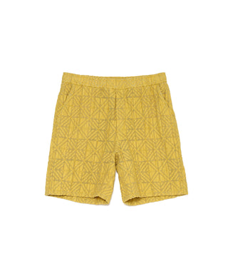 CROCHET STYLE JACQUARD SHORTS