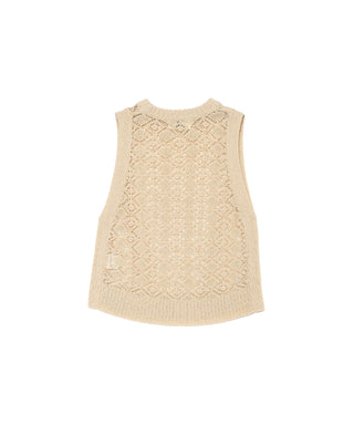 OPENWORK KNIT VEST