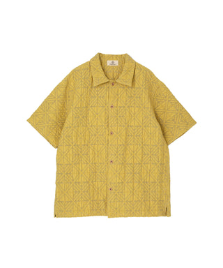 CROCHET STYLE JACQUARD SHIRTS