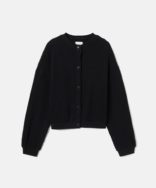 BIG WAFFLE CARDIGAN