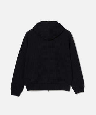 [SEAGREEN] BIG WAFFLE HOODIE ビッグワッフルフーディ