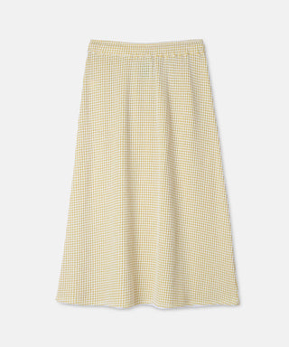 [SEAGREEN] BIG WAFFLE FLARE SKIRT ビッグワッフルフレアスカート