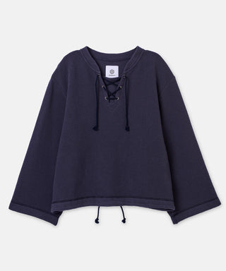 [SEAGREEN] CRATER LACEUP PULLOVER クレーターレースアッププルオーバー