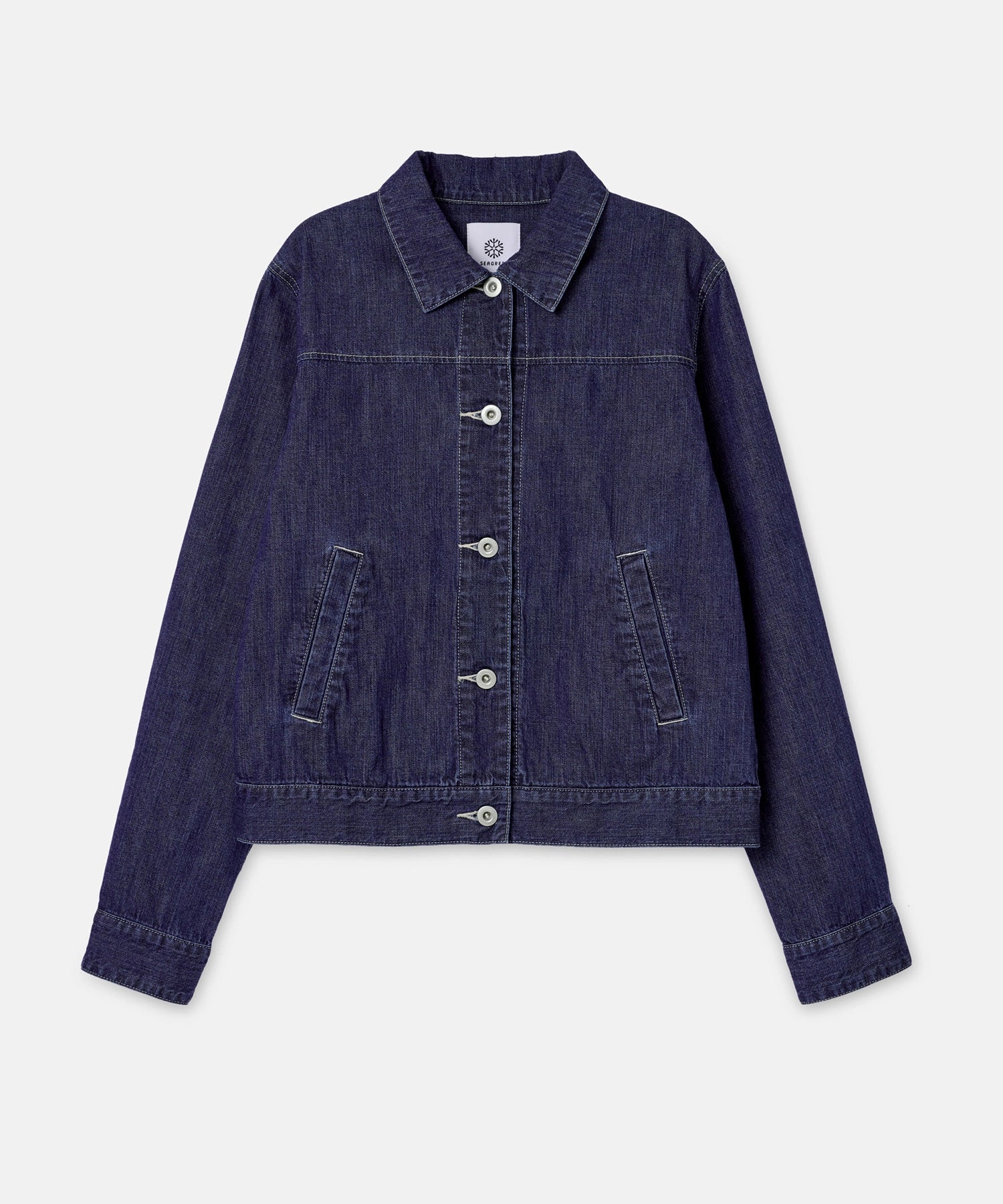 SUMMER DENIM TIGHT JACKET – SEAGREEN SUMMER DENIM TIGHT JACKET – SEAGREEN