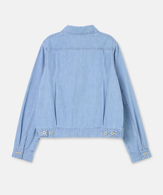 [SEAGREEN] SUMMER DENIM TIGHT JACKET サマーデニムタイトジャケット