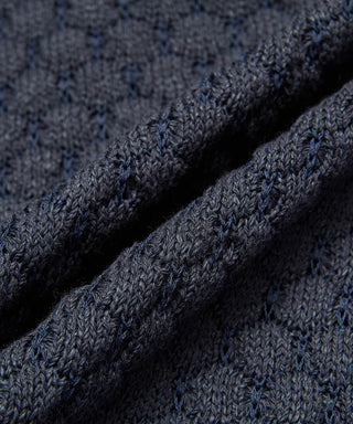 [SEAGREEN] PAPER WAFFLE POLO ペーパーワッフルポロシャツ