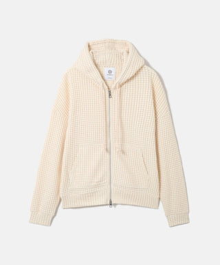 [SEAGREEN] BIG WAFFLE HOODIE ビッグワッフルフーディ