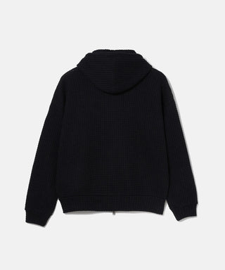 [SEAGREEN] BIG WAFFLE HOODIE ビッグワッフルフーディ