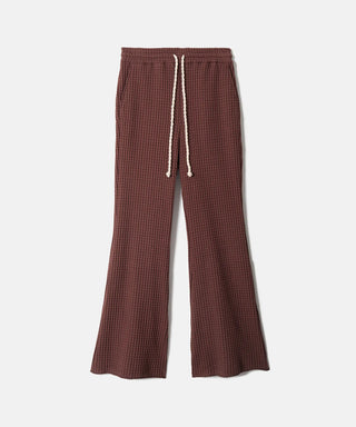 [SEAGREEN] BIG WAFFLE FLARE PANTS ビッグワッフルフレアパンツ