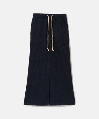 [SEAGREEN] BIG WAFFLE SKIRT ビッグワッフルスカート