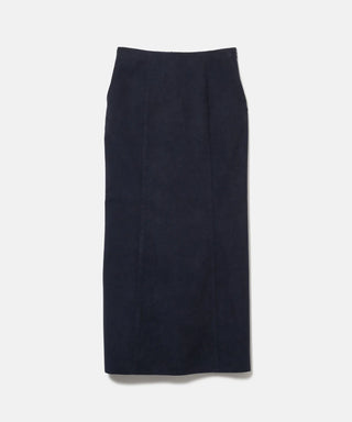 [SEAGREEN] ECO SUEDE TIGHT SKIRT エコスエードタイトスカート