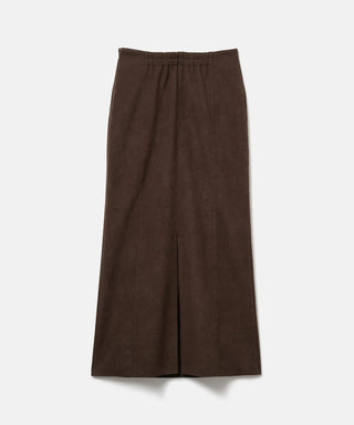 [SEAGREEN] ECO SUEDE TIGHT SKIRT エコスエードタイトスカート