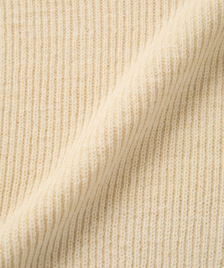 [SEAGREEN] WOOL WASHI KNIT HIGH NECK PULLOVER ウール和紙ニットハイネックプルオーバー