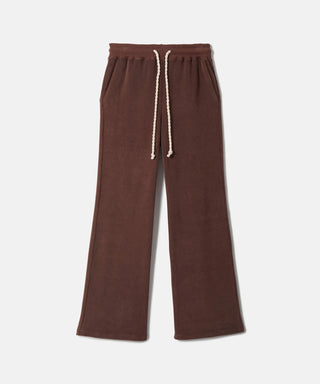 [SEAGREEN] PLANE PILE FLARE PANTS プレーンパイルフレアパンツ