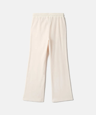 [SEAGREEN] PLANE PILE FLARE PANTS プレーンパイルフレアパンツ