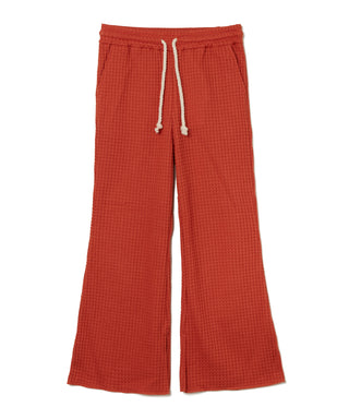 BIG WAFFLE FLARE PANTS