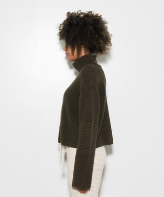 PATCHWORK KNIT PULLOVER