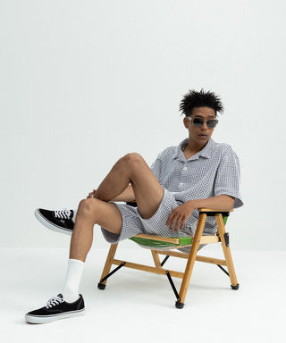 [SEAGREEN] BIG WAFFLE SHIRT ビッグワッフルシャツ