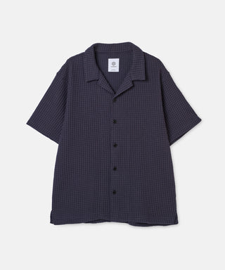 [SEAGREEN] BIG WAFFLE SHIRT ビッグワッフルシャツ