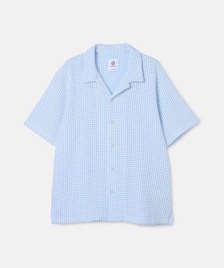 [SEAGREEN] BIG WAFFLE SHIRT ビッグワッフルシャツ
