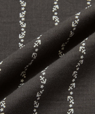 [SEAGREEN] ANCHOR STRIPE SHIRT アンカーストライプシャツ