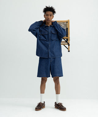 [SEAGREEN] SUMMER DENIM SHORTS サマーデニムショーツ