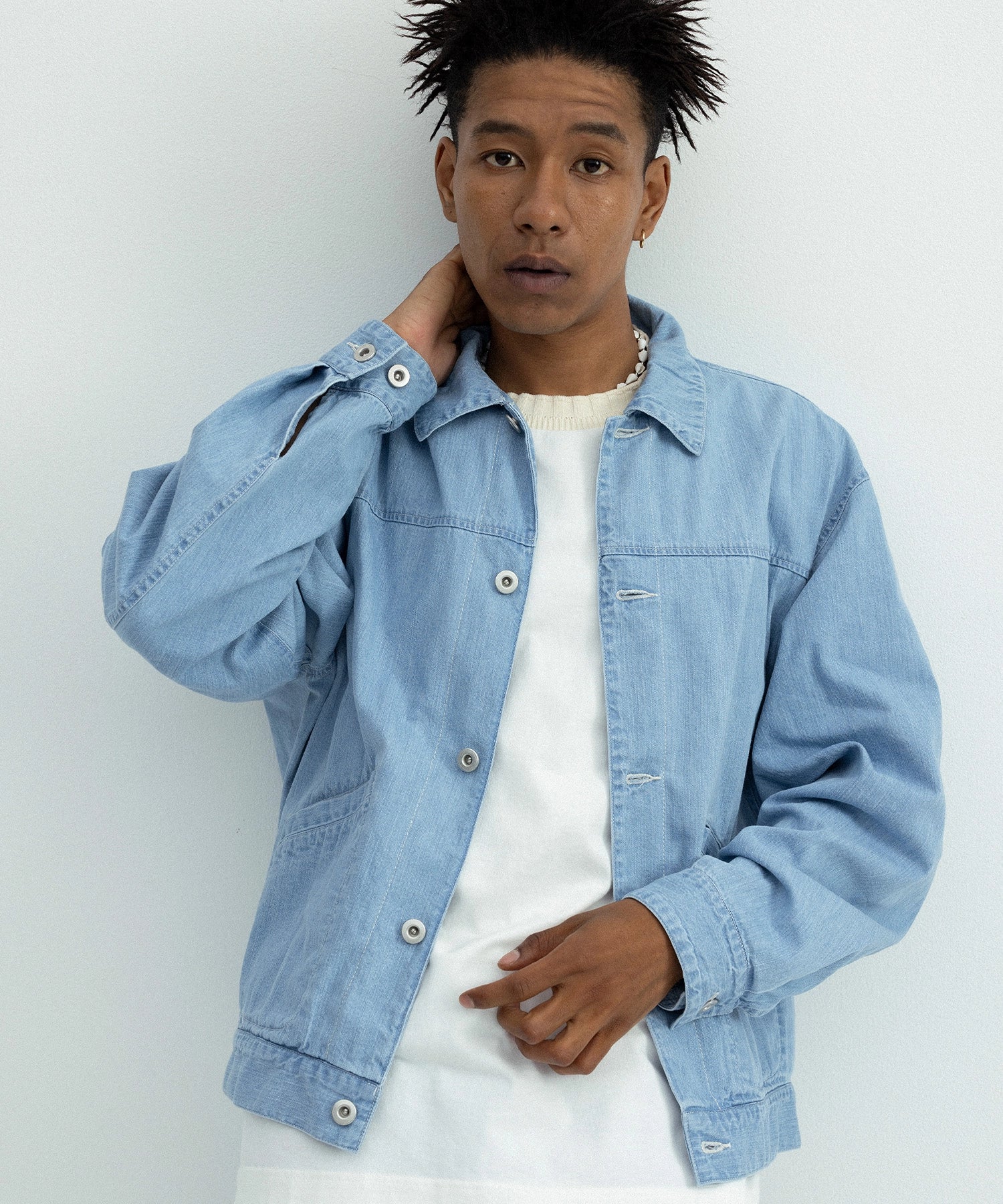 SUMMER DENIM JACKET – SEAGREEN SUMMER DENIM JACKET – SEAGREEN