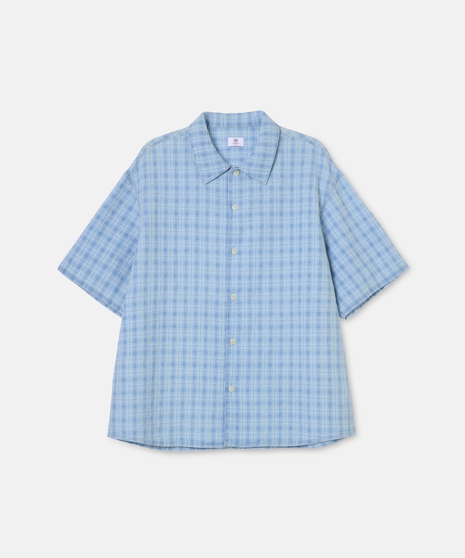 INDIGO CHECK SHIRT – SEAGREEN INDIGO CHECK SHIRT – SEAGREEN