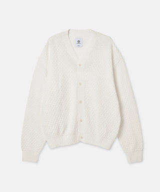 [SEAGREEN] PAPER WAFFLE CARDIGAN ペーパーワッフルカーディガン