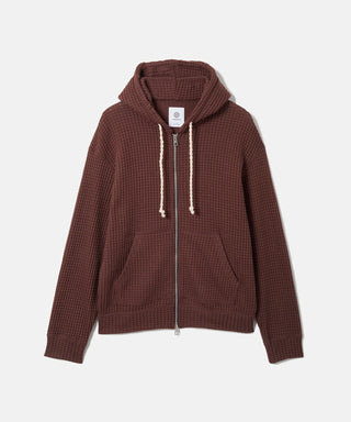 [SEAGREEN] BIG WAFFLE RELAX HOODIE ビッグワッフルリラックスフーディ