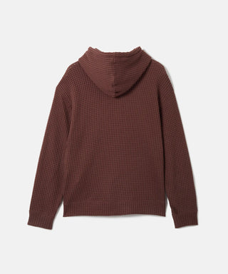 [SEAGREEN] BIG WAFFLE RELAX HOODIE ビッグワッフルリラックスフーディ