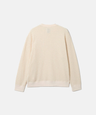 [SEAGREEN] BIG WAFFLE PULLOVER ビッグワッフルプルオーバー