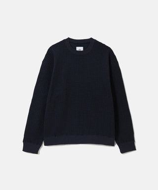 [SEAGREEN] BIG WAFFLE PULLOVER ビッグワッフルプルオーバー