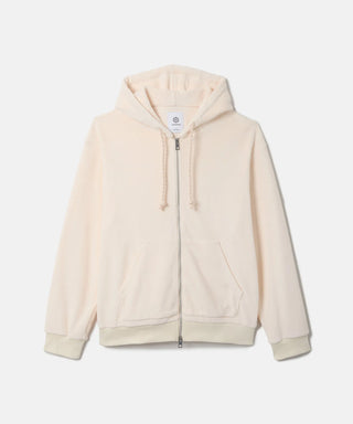 [SEAGREEN] PLANE PILE HOODIE プレーンパイルフーディ