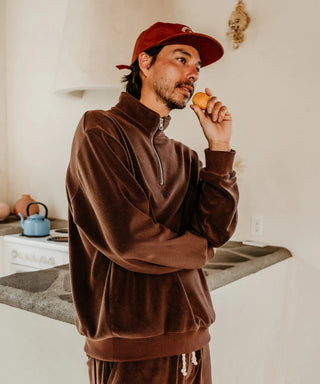 [SEAGREEN] PLANE PILE HALFZIP PULLOVER プレーンパイルハーフジッププルオーバー