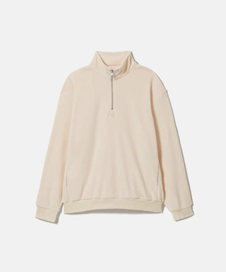 [SEAGREEN] PLANE PILE HALFZIP PULLOVER プレーンパイルハーフジッププルオーバー