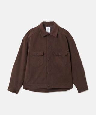 [SEAGREEN] ECO SUEDE TRACKER JACKET エコスエードトラッカージャケット