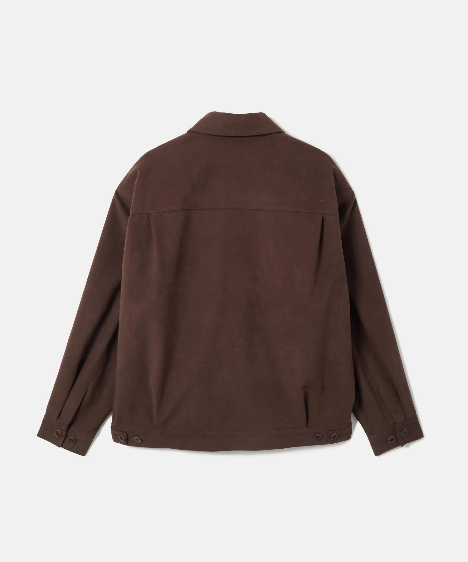 ECO SUEDE TRACKER JACKET – SEAGREEN ECO SUEDE TRACKER JACKET – SEAGREEN
