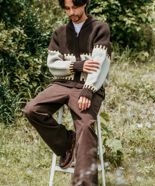 [SEAGREEN] ECO SUEDE LOOSE PANTS エコスエードルーズパンツ