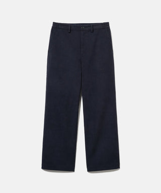 [SEAGREEN] ECO SUEDE LOOSE PANTS エコスエードルーズパンツ