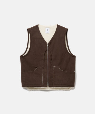 [SEAGREEN] ECO SUEDE HUNTING VEST エコスエードハンティングベスト